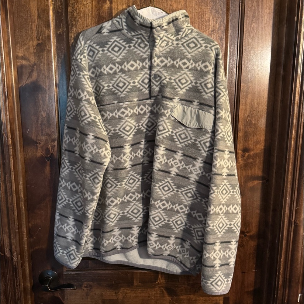 Men's Gray Patterned Lightweight Jacket